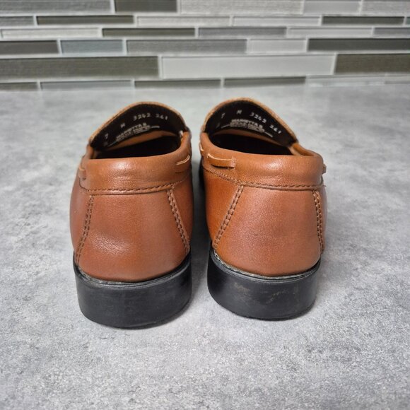 7 Bass Weejuns Marietta ll Brown Leather Tassel Kiltie Loafers - Picture 5 of 13